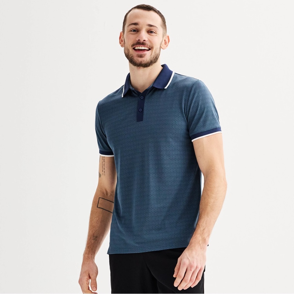 Men's Blue Polo Shirt